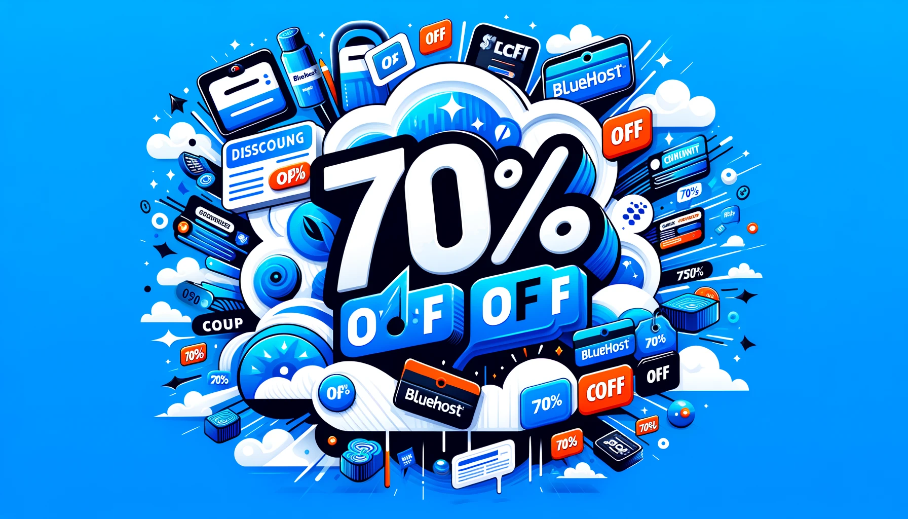 Bluehost Coupon Code 2024 – 75%% Off + Free Domain & WP themes