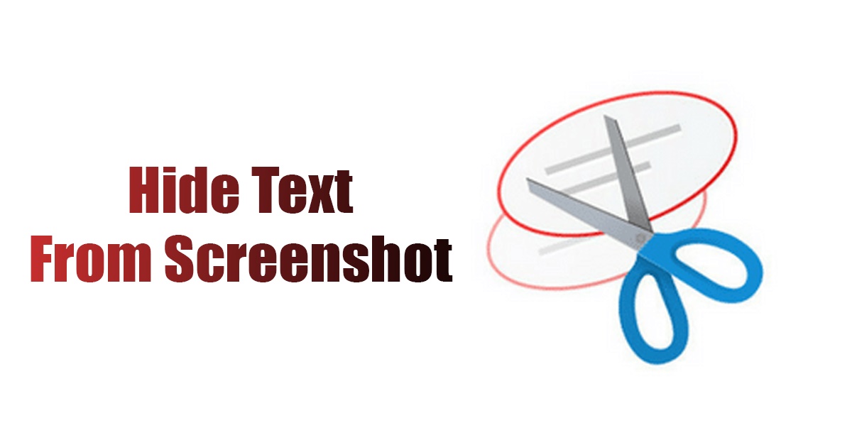 How to Hide Text from Screenshots on Windows 11